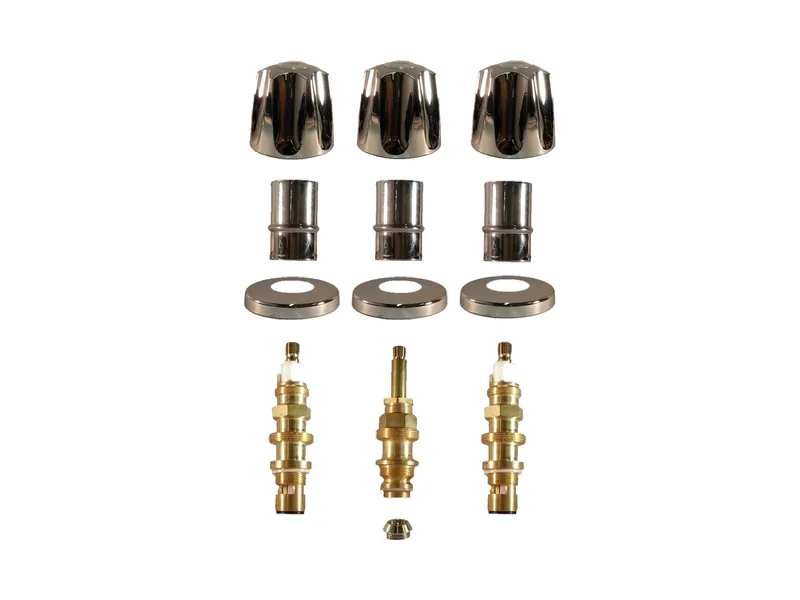 3-Valve Rebuild Kit for Pfister, Knob Handles with 405411 Stems (PP163)