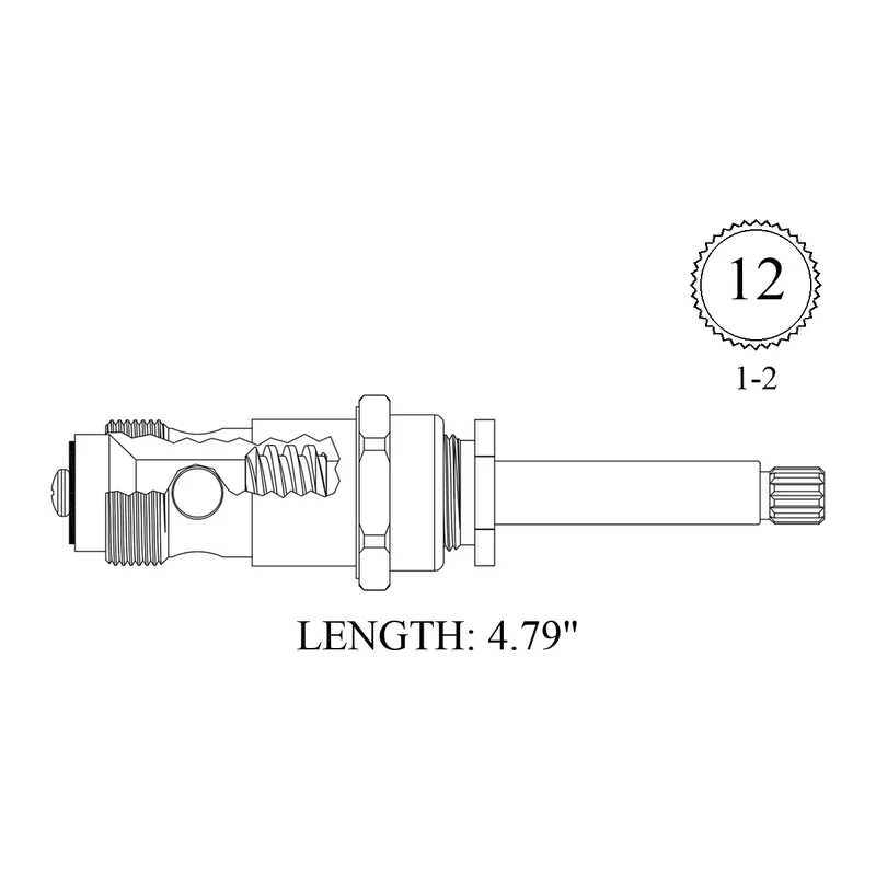 Eljer 431351 Replacement Diverter Stem