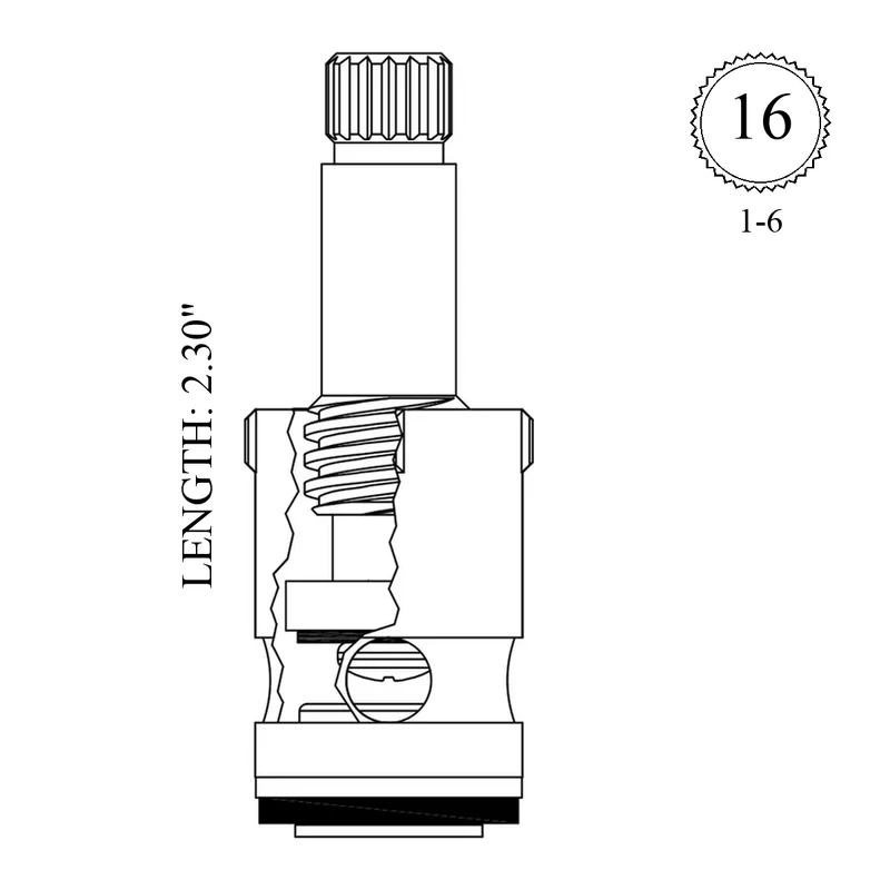 Central Brass LF462051 Replacement Stem Unit