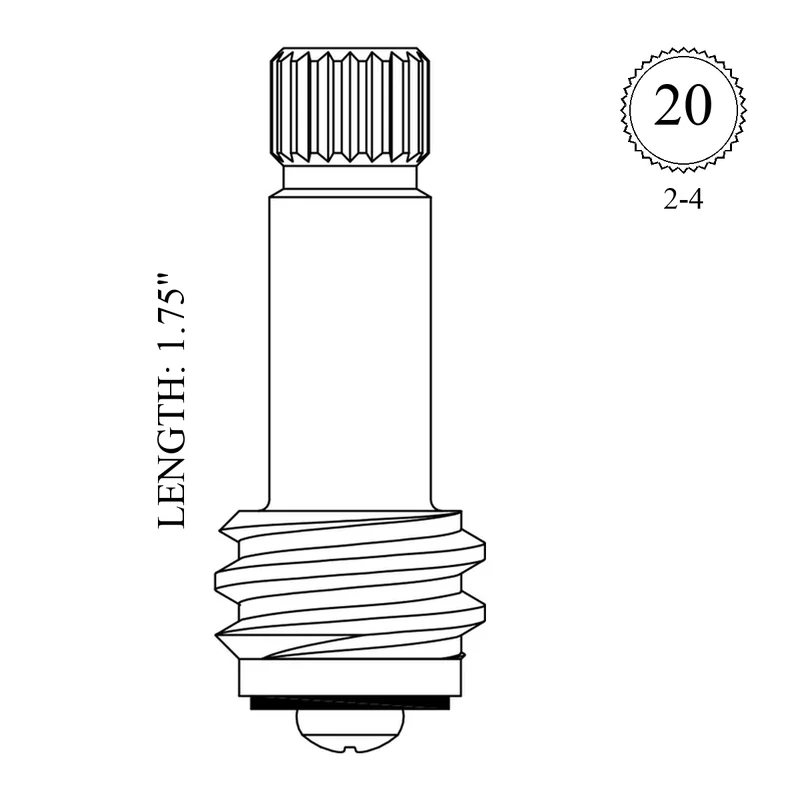 Speakman LF256011 Replacement Stem Only