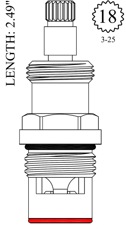 LF401361 Replacement Ceramic Disc Unit