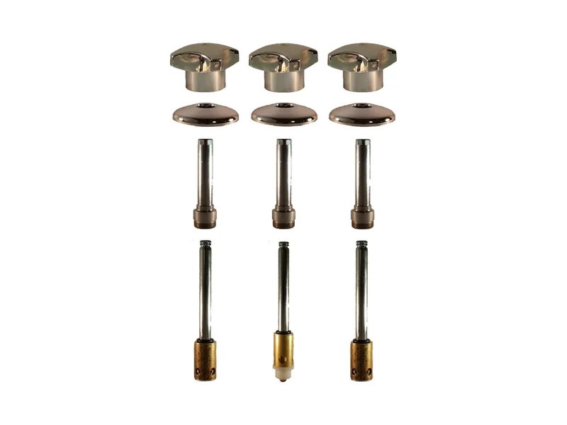 3-Valve Rebuild Kit for Kohler, Cross Handles with 407022 Stems