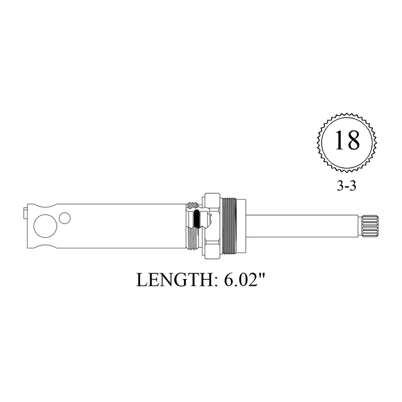 Indiana Brass 437700 Replacement Diverter Stem