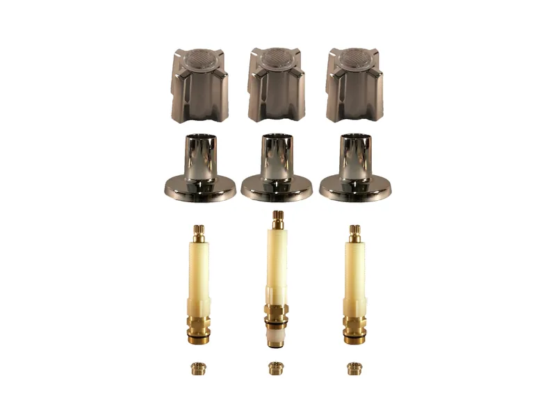 3-Valve Rebuild Kit for Sterling, Knob Handles