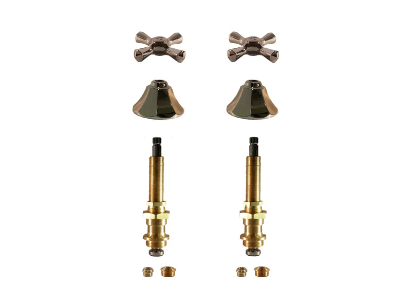 2-Valve Rebuild Kit for Sayco, Cross Handles with 409801 Stems (SA142)