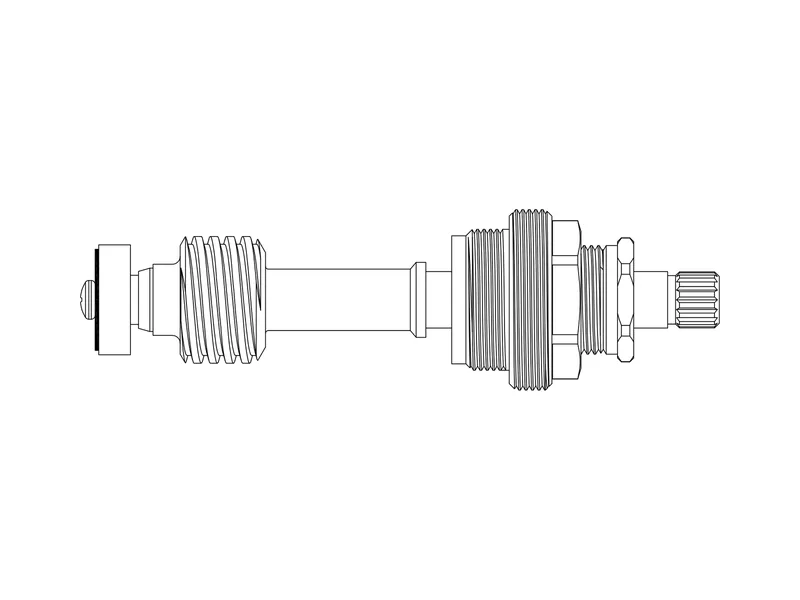 Wolverine Brass 410101 Replacement Stem Unit