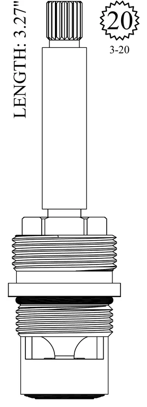 Speakman LF466911 Replacement Ceramic Disc Unit