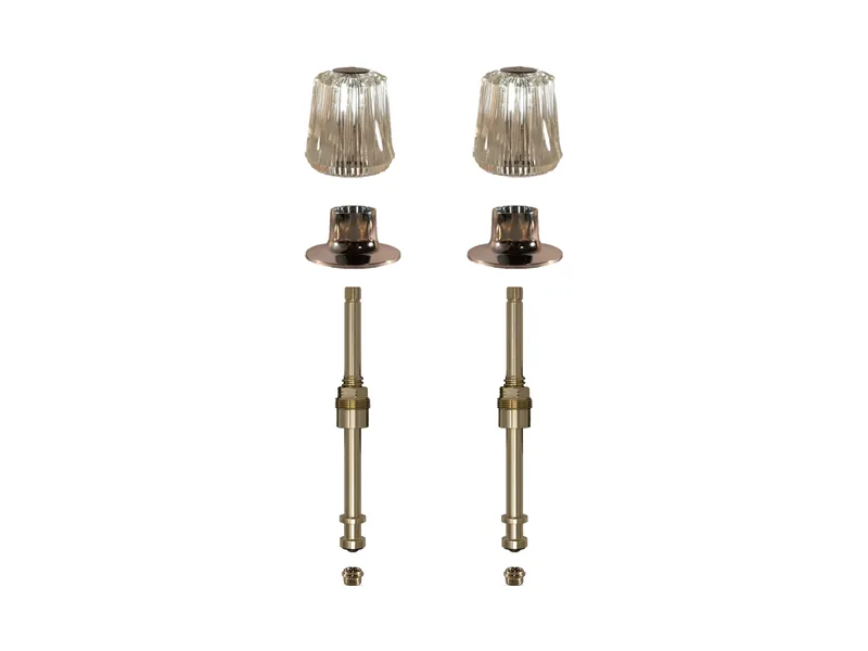2-Valve Rebuild Kit for Pfister, Acrylic Handles with LF480071 Stems