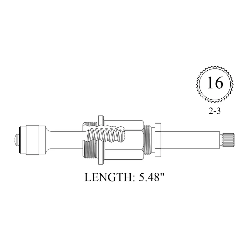 Gerber 434101 Replacement Diverter Stem