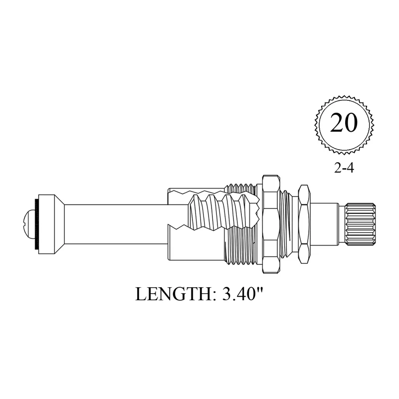 Speakman G03-0199 Replacement Stem Unit
