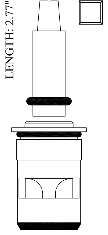 Chicago Faucets 377-XKRHJKABNF Replacement Ceramic Disc Unit