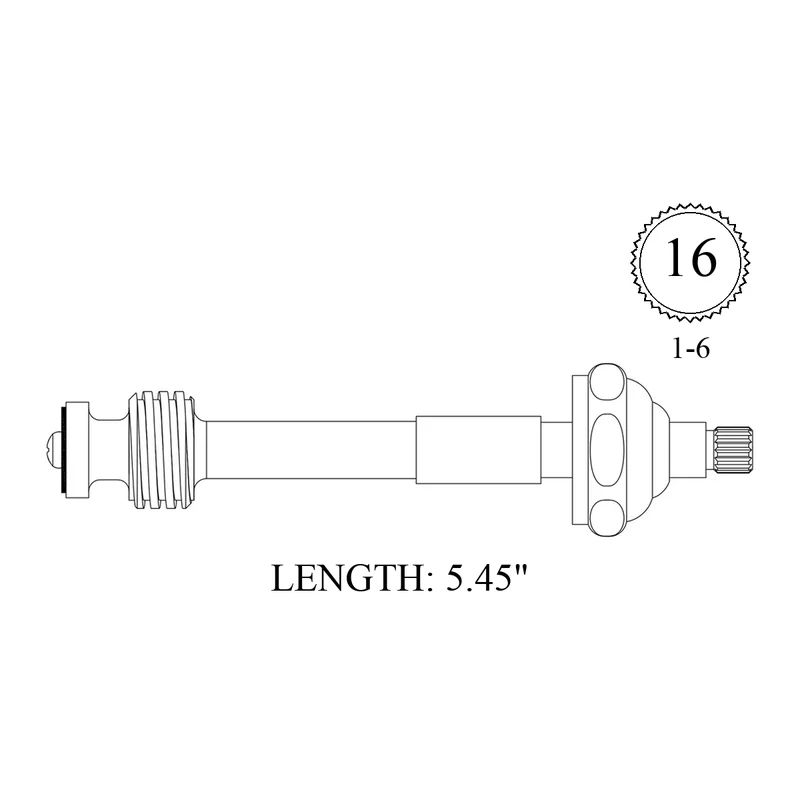 Central Brass 423311 Replacement Stem Unit