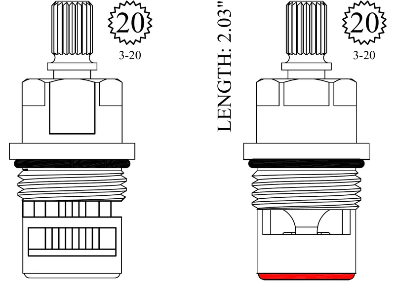 41.021 Replacement Ceramic Disc Unit