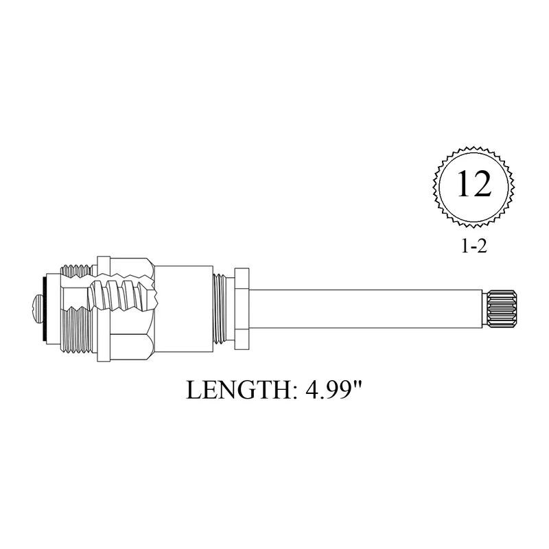 Glacier Bay 412451 Replacement Stem Unit