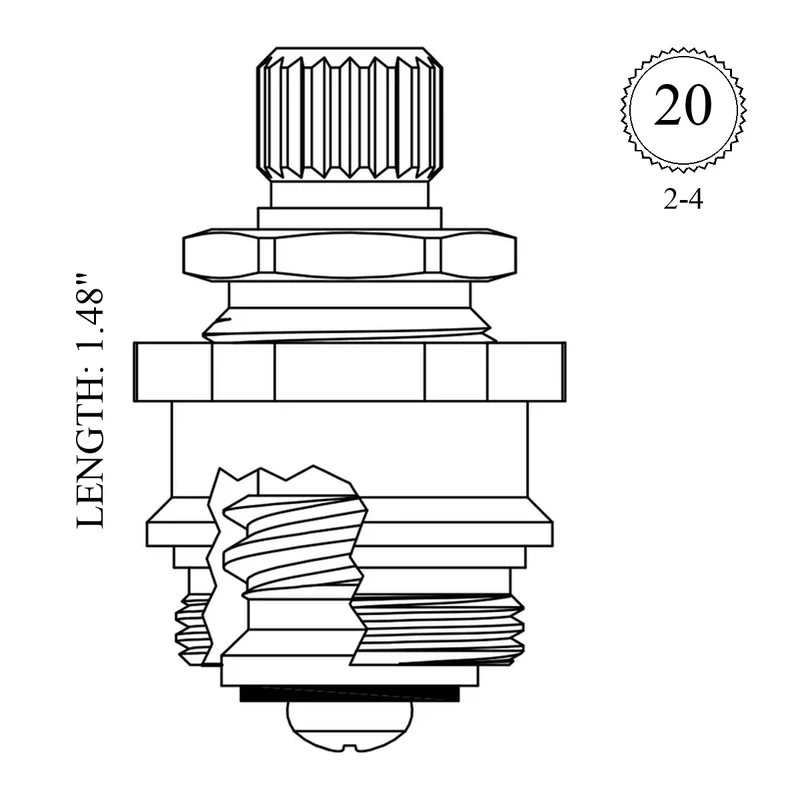 Speakman G05-0349 Replacement Stem Unit