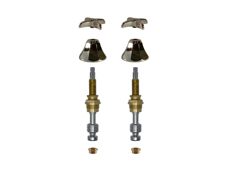 2-Valve Rebuild Kit for Wolverine Brass, Cross Handles with 426251 Stems