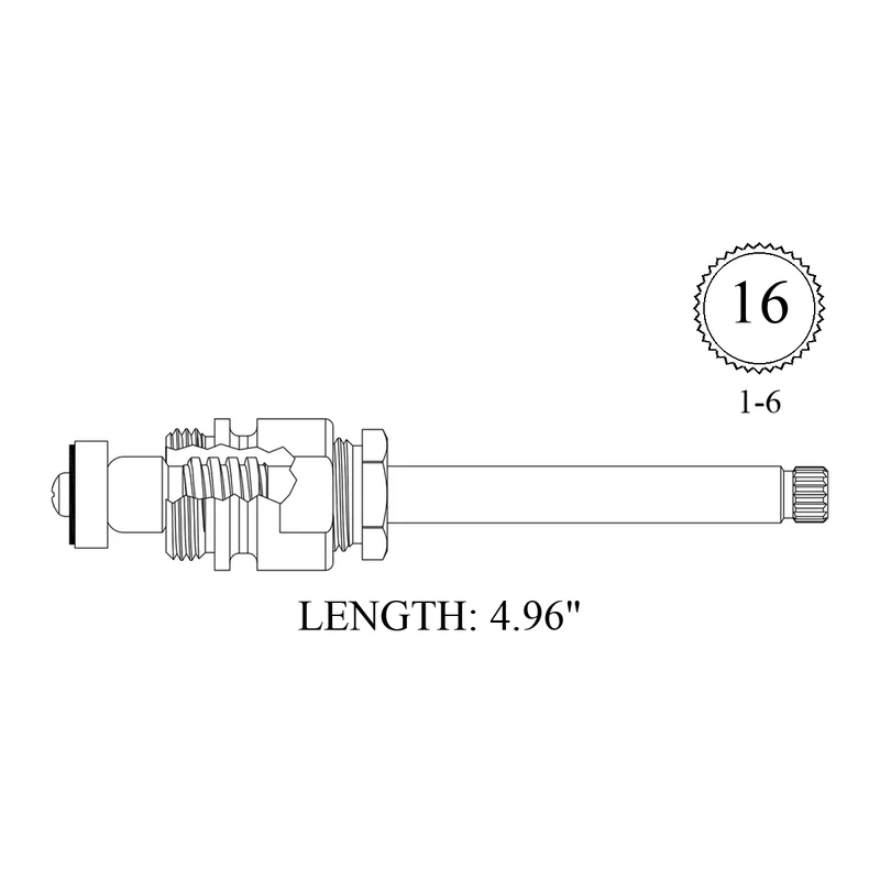 P.E. Guerin 412811 Replacement Stem Unit