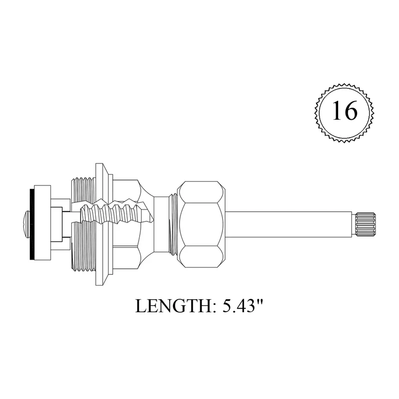 Paul Decorative 417321 Replacement Stem Unit