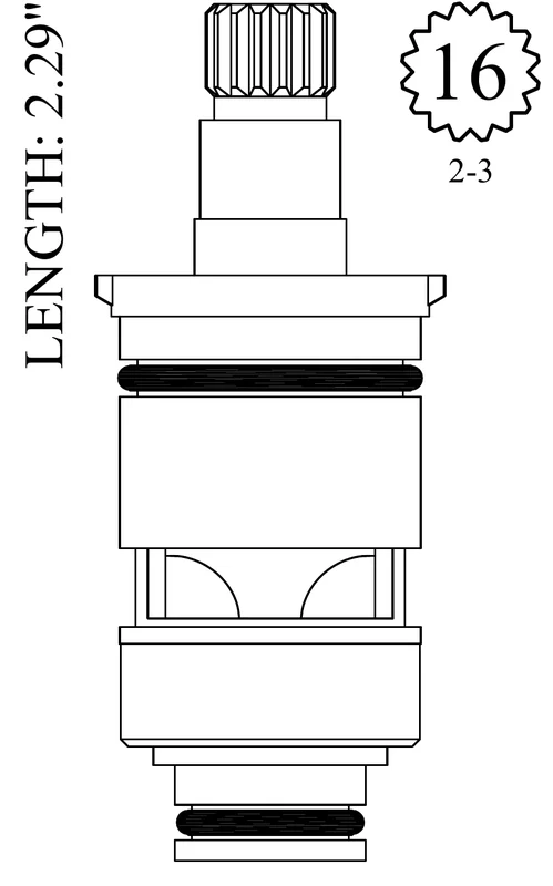 Sayco LF459611 Replacement Ceramic Disc Unit