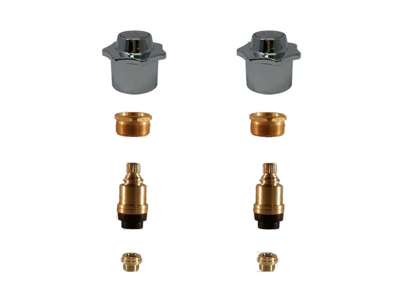 2-Valve Rebuild Kit for American Standard, Knob Handles with LF453021 Stems (AS262)