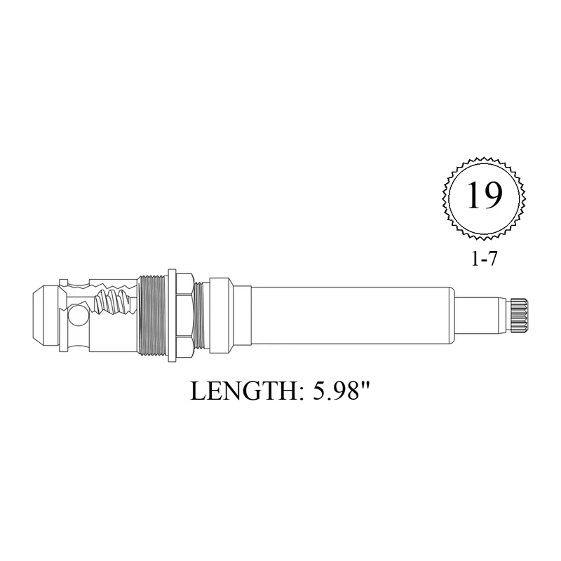 Kohler 22881 Replacement Diverter Stem