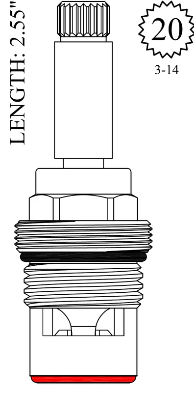 LF462891 Replacement Ceramic Disc Unit