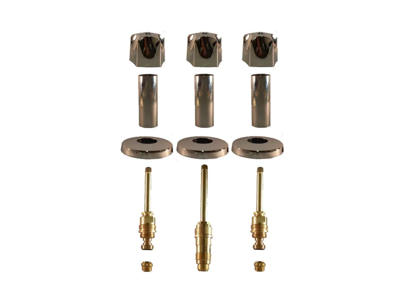 3-Valve Rebuild Kit for Savoy, Knob Handles with 406701 Stems