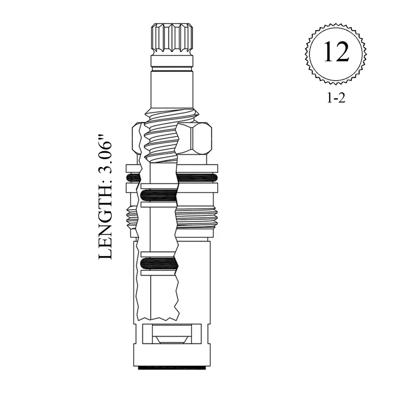 Pfister 910-830 Replacement Stem Unit