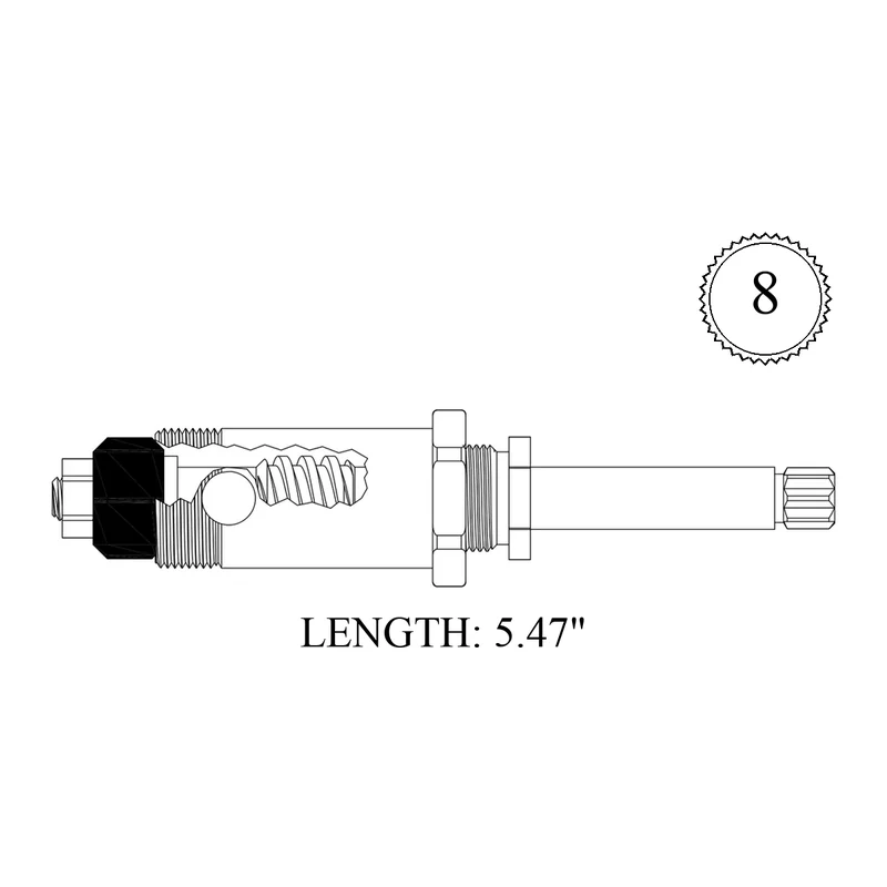 Briggs 433701 Replacement Diverter Stem