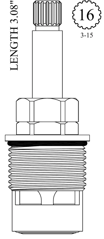 Sherle Wagner 401881 Replacement Ceramic Disc Unit