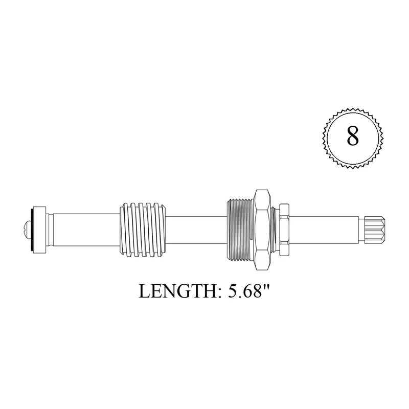Briggs 422801 Replacement Stem Unit