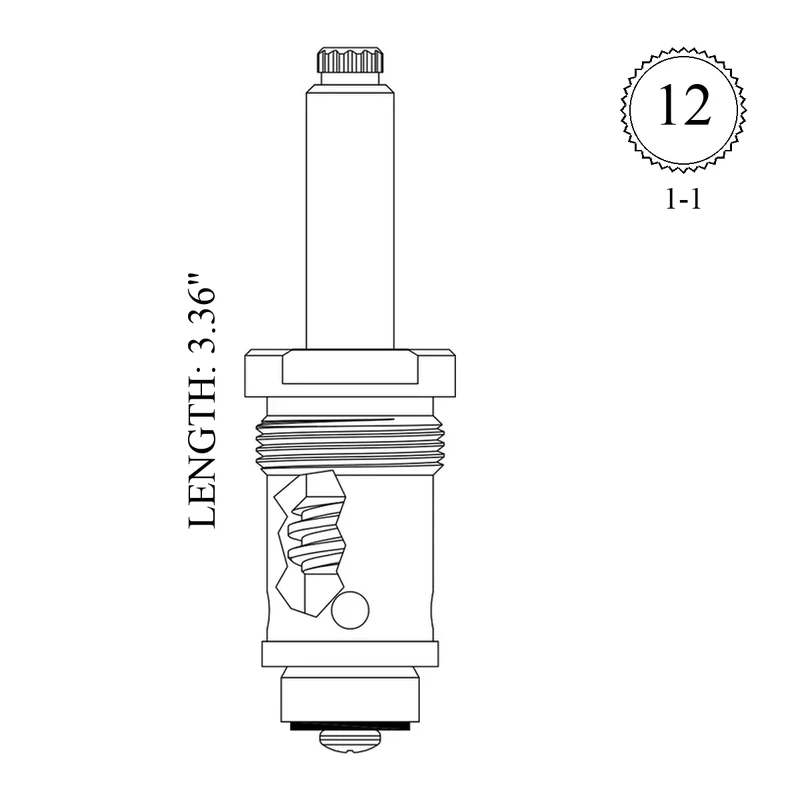 Crane 430631 Replacement Diverter Stem