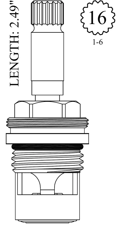 Phylrich LF463651 Replacement Ceramic Disc Unit