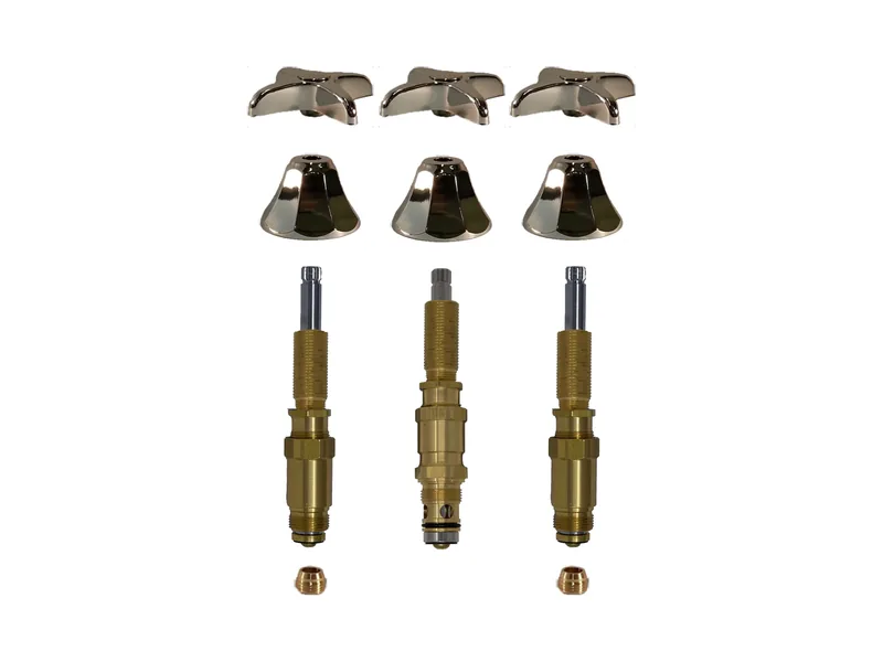 3-Valve Rebuild Kit for Harcraft, Cross Handles with 413701 Stems