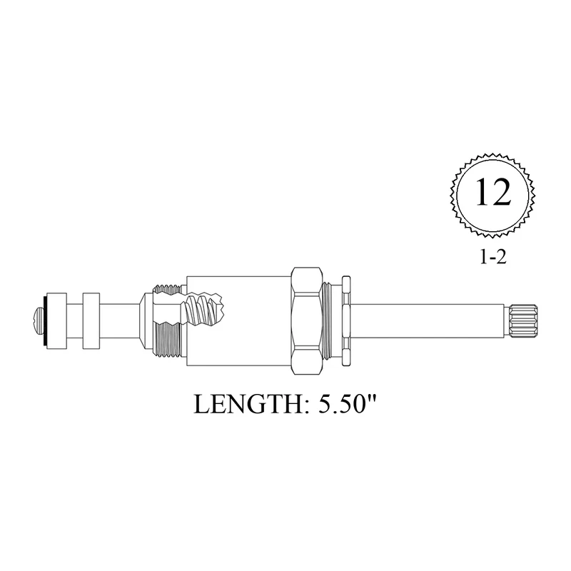 Wolverine Brass 418361 Replacement Stem Unit