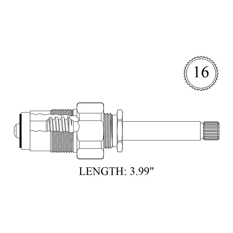 P.E. Guerin 404421 Replacement Stem Unit
