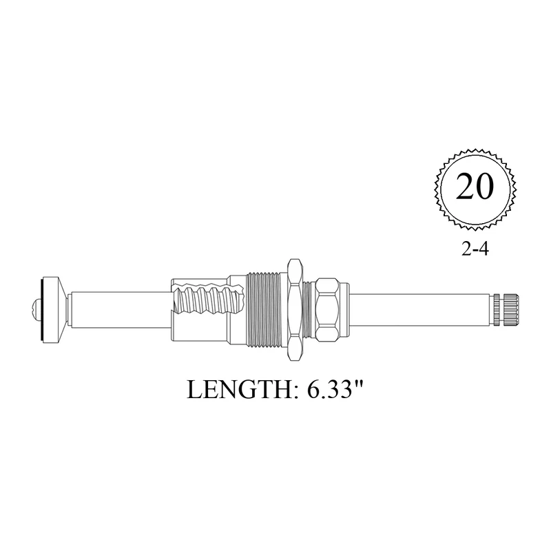 Broadway Collection 426931 Replacement Stem Unit