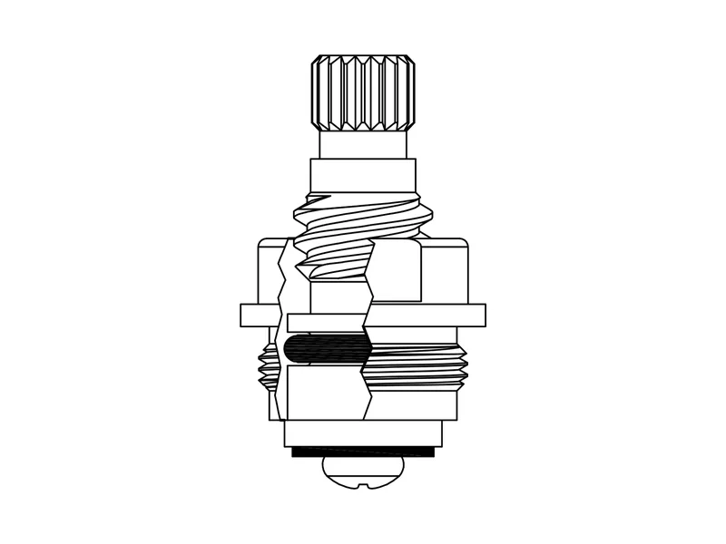 Briggs DIV10637 RH Replacement Stem Unit
