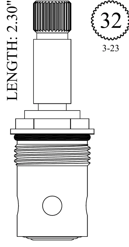 Pegasus LF462901 Replacement Ceramic Disc Unit