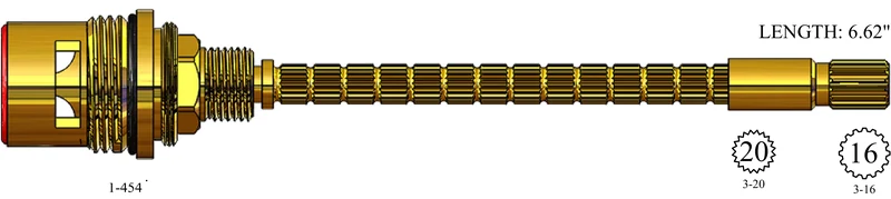 Newport Brass 1-454 Replacement Ceramic Disc Unit