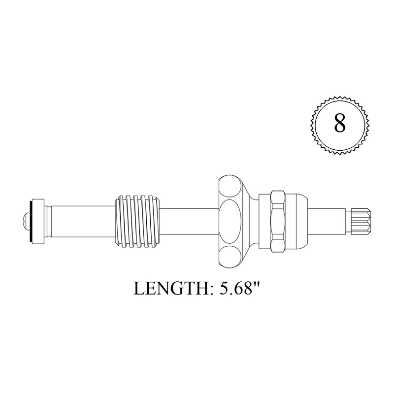 Briggs 67-8 Replacement Stem Unit