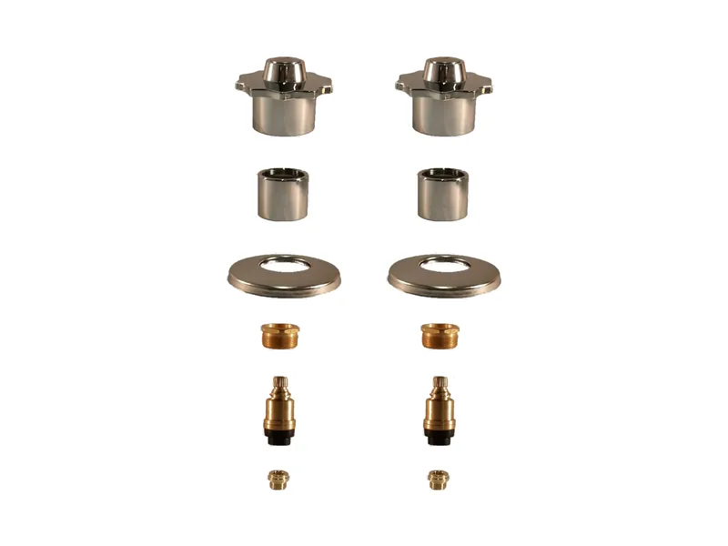 2-Valve Rebuild Kit for American Standard, Knob Handles with LF453021 Stems (AS102)