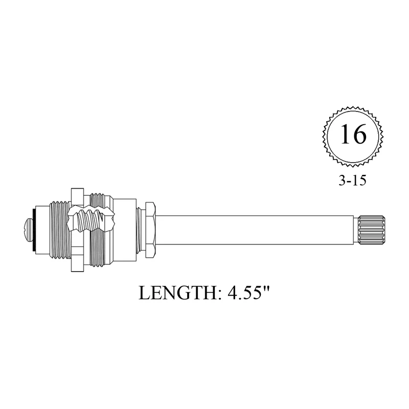 Eljer 407831 Replacement Stem Unit