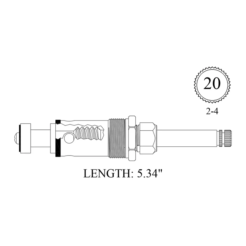 Broadway Collection 26.57759 605 Replacement Diverter Stem