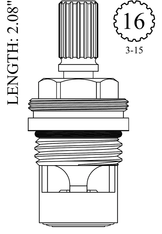 P0408 Replacement Ceramic Disc Unit