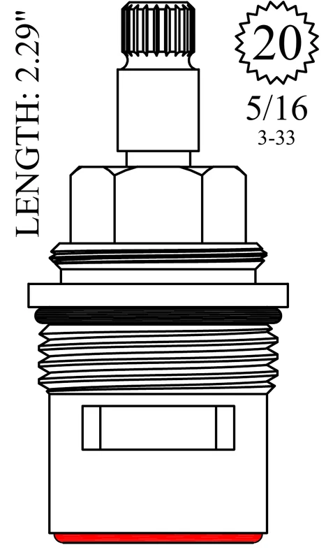 401951 Replacement Ceramic Disc Unit