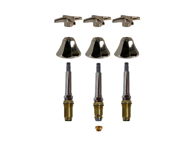3-Valve Rebuild Kit for Kohler, Cross Handles with 425961 Stems