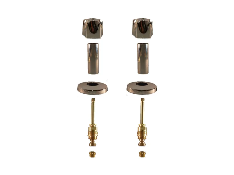 2-Valve Rebuild Kit for Savoy, Knob Handles with 406701 Stems