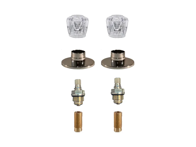 2-Valve Rebuild Kit for Phoenix, Acrylic Handles with LF451211 Stems