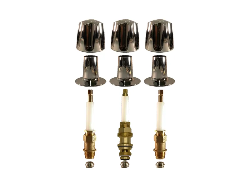 3-Valve Rebuild Kit for Pfister, Knob Handles with 421601 Stems (PP363)